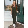 imagePRETTYGARDEN Womens Two Piece Outfit Sets Casual Summer Sleeveless Matching Lounge Wear Spring Travel Clothes TracksuitArmy Green