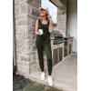 imagePRETTYGARDEN Womens Two Piece Outfit Sets Casual Summer Sleeveless Matching Lounge Wear Spring Travel Clothes TracksuitArmy Green