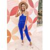 imagePRETTYGARDEN Womens Two Piece Outfit Sets Casual Summer Sleeveless Matching Lounge Wear Spring Travel Clothes TracksuitBlue