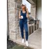 imagePRETTYGARDEN Womens Two Piece Outfit Sets Casual Summer Sleeveless Matching Lounge Wear Spring Travel Clothes TracksuitDark Blue
