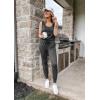 imagePRETTYGARDEN Womens Two Piece Outfit Sets Casual Summer Sleeveless Matching Lounge Wear Spring Travel Clothes TracksuitDark Grey
