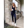 imagePRETTYGARDEN Womens Two Piece Outfit Sets Casual Summer Sleeveless Matching Lounge Wear Spring Travel Clothes TracksuitNavy