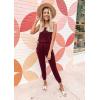 imagePRETTYGARDEN Womens Two Piece Outfit Sets Casual Summer Sleeveless Matching Lounge Wear Spring Travel Clothes TracksuitWine Red