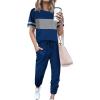 Striped Bright Blue