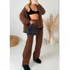 imagePRETTYGARDEN Lounge Sets for Women Fall 2026 Loungewear 2 Piece Outfits Cardigan Sweaters Track Suit Matching Winter ClothingCoffee