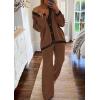 imagePRETTYGARDEN Lounge Sets for Women Fall 2026 Loungewear 2 Piece Outfits Cardigan Sweaters Track Suit Matching Winter ClothingCoffee