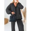 imagePRETTYGARDEN Lounge Sets for Women Fall 2026 Loungewear 2 Piece Outfits Cardigan Sweaters Track Suit Matching Winter ClothingDark Grey