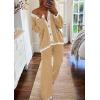 imagePRETTYGARDEN Lounge Sets for Women Fall 2026 Loungewear 2 Piece Outfits Cardigan Sweaters Track Suit Matching Winter ClothingKhaki