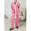 imagePRETTYGARDEN Lounge Sets for Women Fall 2026 Loungewear 2 Piece Outfits Cardigan Sweaters Track Suit Matching Winter ClothingPink