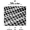imagePRETTYGARDEN Womens Wide Leg Gingham Lounge Pants Summer 2026 Casual Plaid Trousers Spring Y2K Clothes Comfy Pajama BottomsBlack Plaid