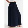 imagePRETTYGARDEN Womens 2026 Summer Wide Leg Palazzo Pants High Waisted Flowy Pockets Trendy Casual Lounge Boho Beach TrousersNavy