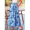 imagePRETTYGARDEN Womens 2026 Summer Wide Leg Palazzo Pants High Waisted Flowy Pockets Trendy Casual Lounge Boho Beach TrousersPrint Blue