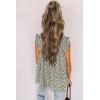 imagePRETTYGARDEN Boho Floral Tank Tops for Women Shirred Straps Pleated Summer Casual Sleeveless Shirts Tops Beach BlousesApricot