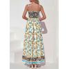 imagePRETTYGARDEN Womens Floral Maxi Dress Boho Casual 2026 Summer Spaghetti Strap Smocked Sleeveless Flowy Beach Vacation DressesApricot