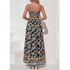 imagePRETTYGARDEN Womens Floral Maxi Dress Boho Casual 2026 Summer Spaghetti Strap Smocked Sleeveless Flowy Beach Vacation DressesBlack