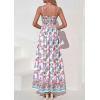 imagePRETTYGARDEN Womens Floral Maxi Dress Boho Casual 2026 Summer Spaghetti Strap Smocked Sleeveless Flowy Beach Vacation DressesPink