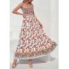 imagePRETTYGARDEN Womens Floral Maxi Dress Boho Casual 2026 Summer Spaghetti Strap Smocked Sleeveless Flowy Beach Vacation DressesWhite