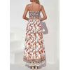 imagePRETTYGARDEN Womens Floral Maxi Dress Boho Casual 2026 Summer Spaghetti Strap Smocked Sleeveless Flowy Beach Vacation DressesWhite