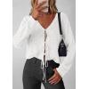 imagePRETTYGARDEN Womens Tie Front Cardigan 2026 Summer Boho Crochet Knit Cover Up Beach Vacation Hollow Out Lightweight TopsWhite