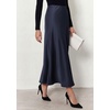 image:imagePRETTYGARDEN Womens 2026 Fall Fashion Maxi Long Skirts Trendy Silk Satin High Waisted A Line Mermaid Business Casual OutfitsRoyal Blue
