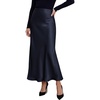 image:imagePRETTYGARDEN Womens 2026 Fall Fashion Maxi Long Skirts Trendy Silk Satin High Waisted A Line Mermaid Business Casual OutfitsRoyal Blue