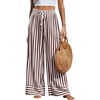 Striped White Brown