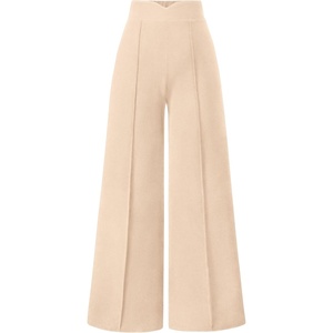 image:imagePRETTYGARDEN Palazzo Pants for Women 2026 Spring Dressy High Waisted Wide Leg Work Pants Fall Casual Flowy Lounge TrousersBeige