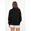 image:imagePRETTYGARDEN Womens Half Zip Oversized Sweatshirts Fleece Hoodies 2026 Trendy Long Sleeve Pullover Tops Y2k Fall OutfitsBlack
