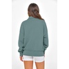 image:imagePRETTYGARDEN Womens Half Zip Oversized Sweatshirts Fleece Hoodies 2026 Trendy Long Sleeve Pullover Tops Y2k Fall OutfitsBlue Green