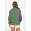 image:imagePRETTYGARDEN Womens Half Zip Oversized Sweatshirts Fleece Hoodies 2026 Trendy Long Sleeve Pullover Tops Y2k Fall OutfitsGrey Green