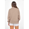 image:imagePRETTYGARDEN Womens Half Zip Oversized Sweatshirts Fleece Hoodies 2026 Trendy Long Sleeve Pullover Tops Y2k Fall OutfitsLight Coffee