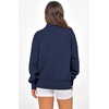 image:imagePRETTYGARDEN Womens Half Zip Oversized Sweatshirts Fleece Hoodies 2026 Trendy Long Sleeve Pullover Tops Y2k Fall OutfitsNavy