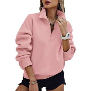 image:imagePRETTYGARDEN Womens Half Zip Oversized Sweatshirts Fleece Hoodies 2026 Trendy Long Sleeve Pullover Tops Y2k Fall OutfitsLight Pink