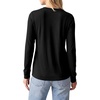 image:imagePRETTYGARDEN Long Sleeve Tshirts Shirts for Women Clothing Fall Fashion 2026 Basic Cotton Tees Casual Blouses Winter TopsBlack