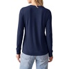 image:imagePRETTYGARDEN Long Sleeve Tshirts Shirts for Women Clothing Fall Fashion 2026 Basic Cotton Tees Casual Blouses Winter TopsNavy Blue
