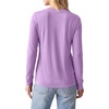 image:imagePRETTYGARDEN Long Sleeve Tshirts Shirts for Women Clothing Fall Fashion 2026 Basic Cotton Tees Casual Blouses Winter TopsPurple