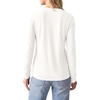 image:imagePRETTYGARDEN Long Sleeve Tshirts Shirts for Women Clothing Fall Fashion 2026 Basic Cotton Tees Casual Blouses Winter TopsWhite