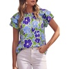 Green Blue Floral