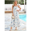 image:imagePRETTYGARDEN Floral Dress for Women Summer Boho Maxi Sundresses 2026 Smocked Long Flowy Spring Beach Wedding Guest DressesApricot Blue Floral