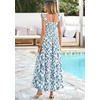 image:imagePRETTYGARDEN Floral Dress for Women Summer Boho Maxi Sundresses 2026 Smocked Long Flowy Spring Beach Wedding Guest DressesApricot Blue Green Floral