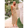 image:imagePRETTYGARDEN Summer Wedding Guest Dresses for Women 2026 Spring Cocktail Prom Graduation Bodycon Backless Elegant Midi DressApricot