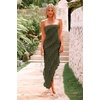 image:imagePRETTYGARDEN Summer Wedding Guest Dresses for Women 2026 Spring Cocktail Prom Graduation Bodycon Backless Elegant Midi DressArmy Green