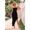 image:imagePRETTYGARDEN Summer Wedding Guest Dresses for Women 2026 Spring Cocktail Prom Graduation Bodycon Backless Elegant Midi DressBlack