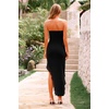 image:imagePRETTYGARDEN Summer Wedding Guest Dresses for Women 2026 Spring Cocktail Prom Graduation Bodycon Backless Elegant Midi DressBlack
