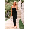 image:imagePRETTYGARDEN Summer Wedding Guest Dresses for Women 2026 Spring Cocktail Prom Graduation Bodycon Backless Elegant Midi DressBlack