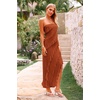image:imagePRETTYGARDEN Summer Wedding Guest Dresses for Women 2026 Spring Cocktail Prom Graduation Bodycon Backless Elegant Midi DressCaramel