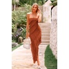 image:imagePRETTYGARDEN Summer Wedding Guest Dresses for Women 2026 Spring Cocktail Prom Graduation Bodycon Backless Elegant Midi DressCaramel