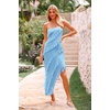 image:imagePRETTYGARDEN Summer Wedding Guest Dresses for Women 2026 Spring Cocktail Prom Graduation Bodycon Backless Elegant Midi DressLight Blue