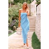 image:imagePRETTYGARDEN Summer Wedding Guest Dresses for Women 2026 Spring Cocktail Prom Graduation Bodycon Backless Elegant Midi DressLight Blue