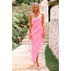 image:imagePRETTYGARDEN Summer Wedding Guest Dresses for Women 2026 Spring Cocktail Prom Graduation Bodycon Backless Elegant Midi DressLight Pink